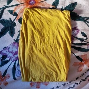 hara the label ami bandeau yellow turmeric xs